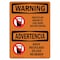 Signmission OSHA, Recycled Water In Use Here Do Not Drink, 24in X 18in Rigid Plastic, OS-WS-P-1824-L-12791 OS-WS-P-1824-L-12791 - alternate 1